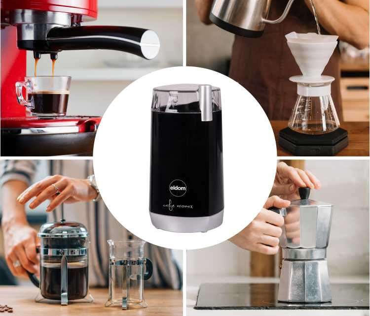 ELDOM MK40 Coffee Grinder Black