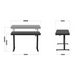 Electric desk MA-Leader 8.2 Black - Tables and desksGAM-STO<<<PC GamingGAM<<<ActionPL