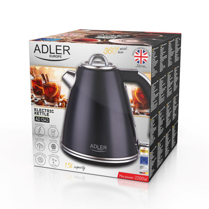 Electric kettle ADLER AD 1343 black - Electric kettlesAGD-CZE<<<Home Appliance - ProductsAGD<<<ActionPL&&&Electric