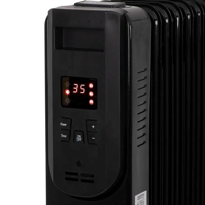 Electric oil heater with remote control CAMRY CR 7812 7 ribs 1500 W black - Oil radiatorsAGD-GRO<<<Home Appliance