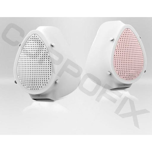 Electric Silicone mask with fan CM2 for easy breathing reusable with 6 replaceable filters - Medicine Masks against air