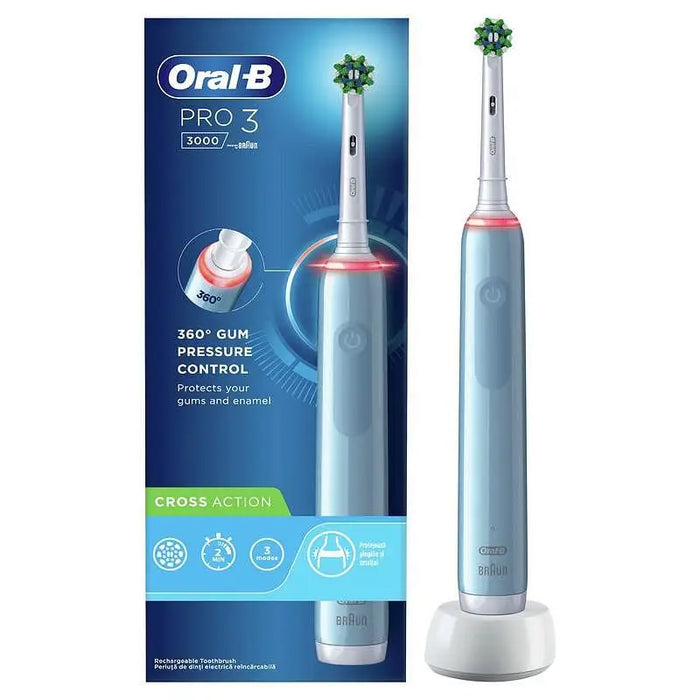 Electric toothbrush Oral B Pro 3000 CrossAct. 6/20/6*** - Електрически четки<<<Устна хигиена<<<Персонална