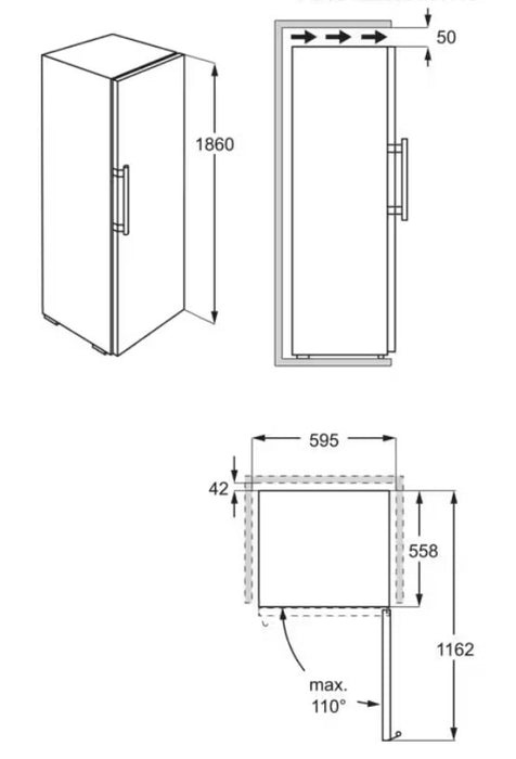 Refrigerator-freezer ELECTROLUX LNT7ME36K2