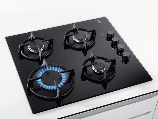 Electrolux EGG6407K Black Built-in 59 cm Gas 4 zone(s)