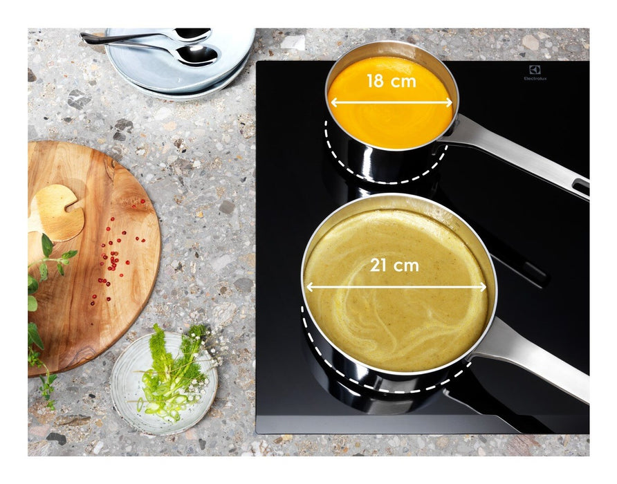 Electrolux EIV734 Black Built-in 68 cm Zone induction hob 4 zone(s)