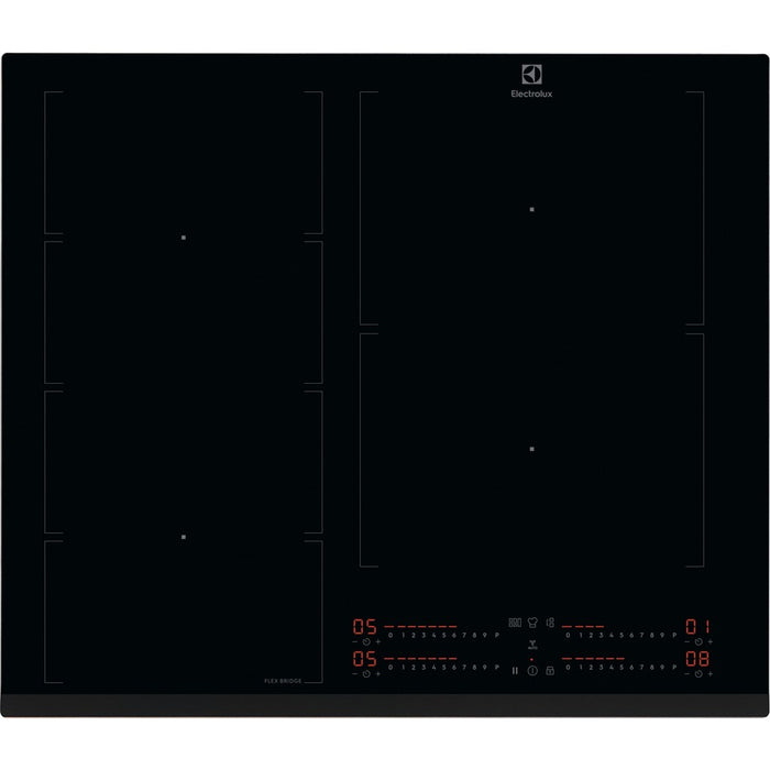 Electrolux EIV64453 Black Built-in 60 cm Zone induction hob 4 zone(s)