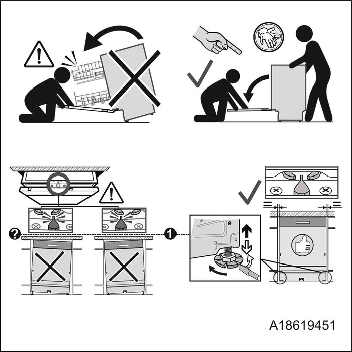 Electrolux EES47300IX Semi built-in 13 place settings