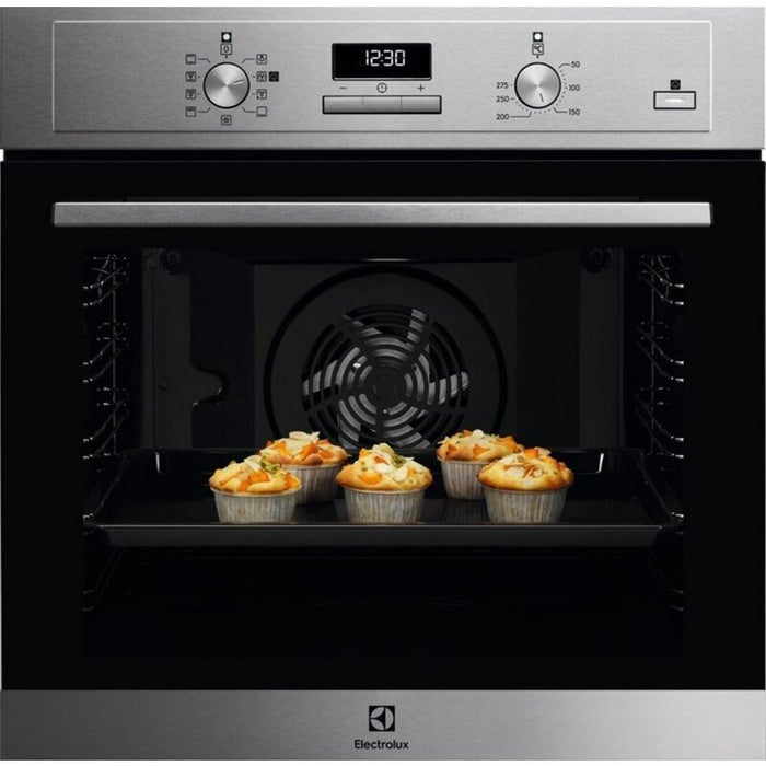 Built-in oven Electrolux EOD3H70X STEAM, 72, Push buttons, A, Water cleaning