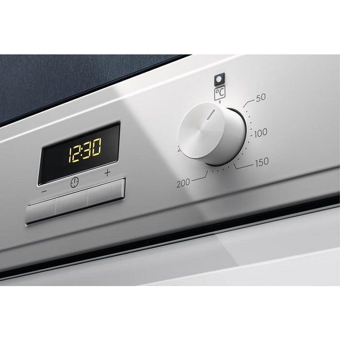 Built-in oven Electrolux EOF3H40BW, Push buttons, 65, A, Water cleaning