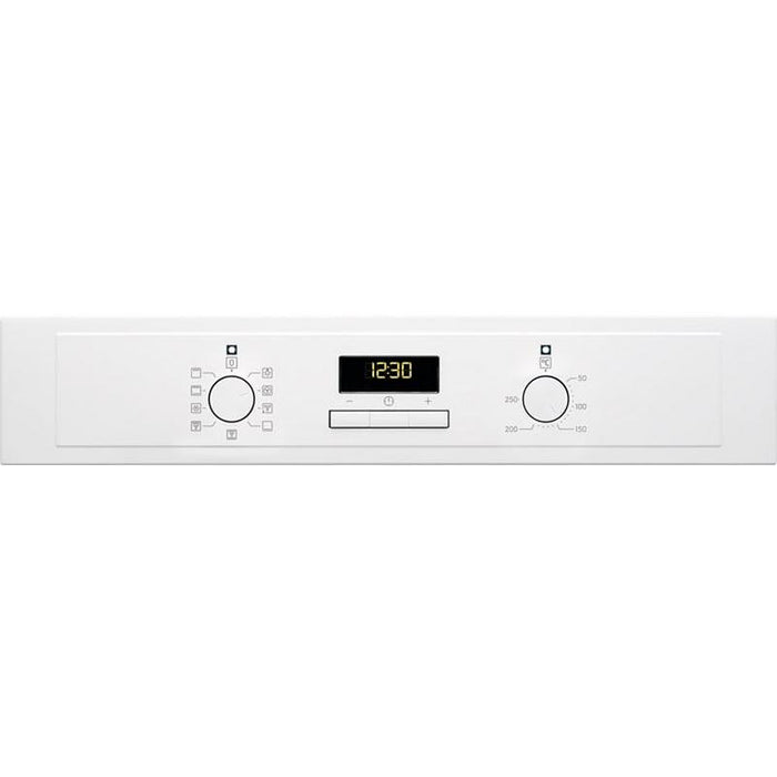 Built-in oven Electrolux EOF3H40BW, Push buttons, 65, A, Water cleaning
