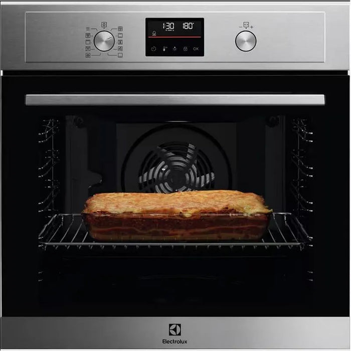Built-in oven Electrolux EOF4P56X, 72, Push buttons, A+, Pyrolysis