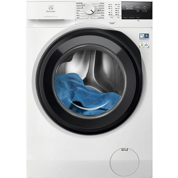 Washing machine Electrolux EW6F2492E, 1400 rpm, 9.00 kg, A, White