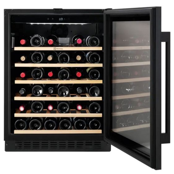 Built-in wine cooler ELECTROLUX EWS4052B5B, 52 bottles Bordeaux type