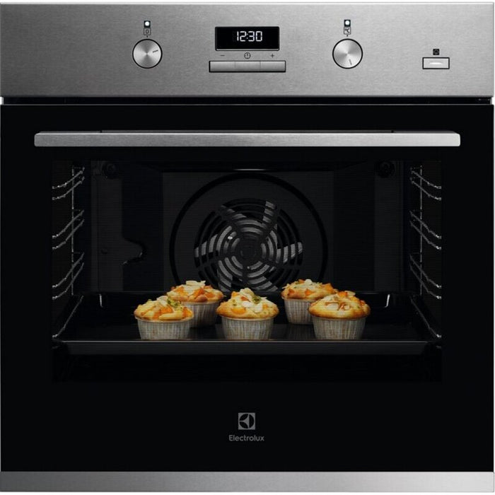 Built-in oven Electrolux KOD3H70X(ST), 72 L, Push buttons, A, Water cleaning