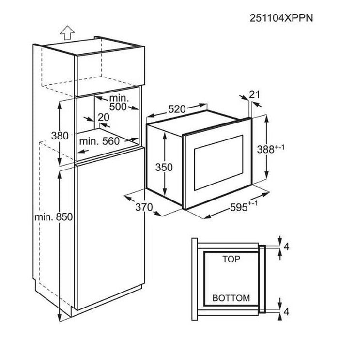 Built-in microwave oven Electrolux LMS4253TBX, 23, Sensor
