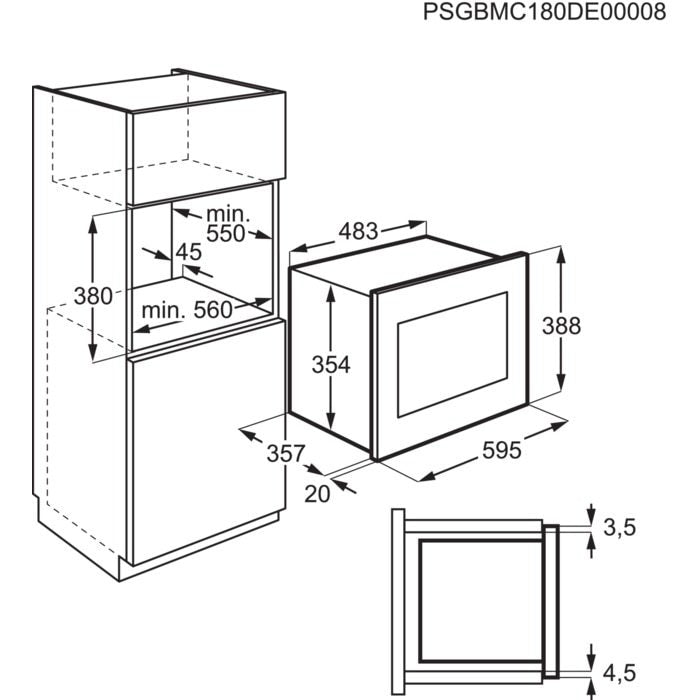 Built-in microwave ELECTROLUX LMS4253TMX