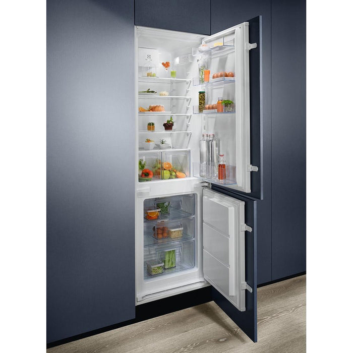 Built-in refrigerator with freezer Electrolux LND5FE18S , 269 l, E , LowFrost , Yes