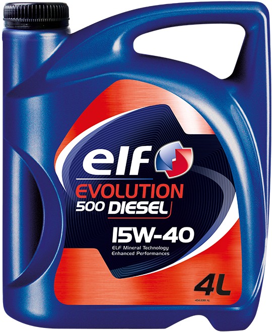 ELF EVOLUTION 500 DIESEL 15W-40 4L