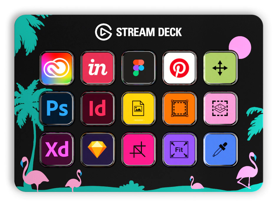 Elgato Stream Deck MK.2 Controller - 15 Customizable LCD Keys