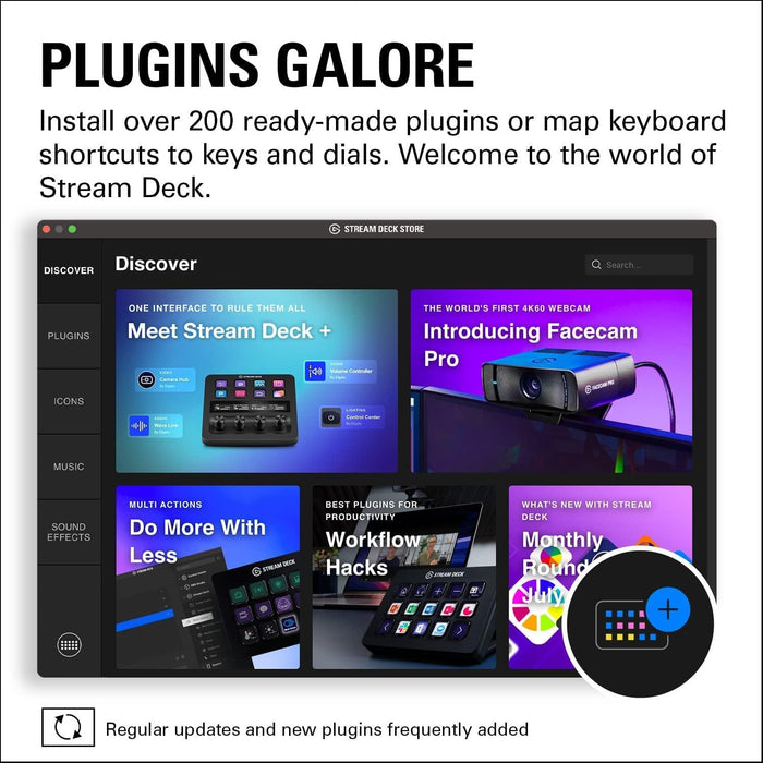 Elgato Stream Deck Plus controller