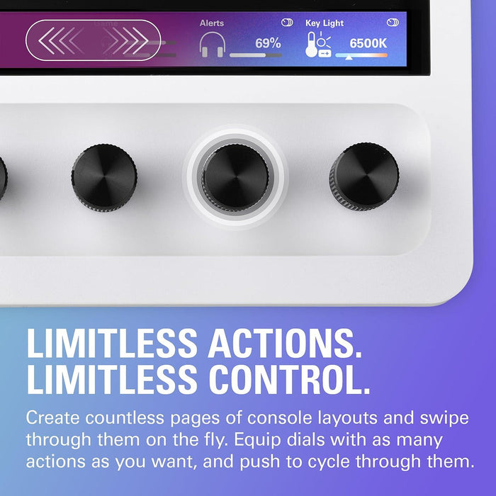 Elgato Stream Deck Plus White Controller