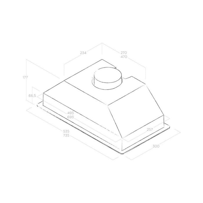 Built-in hood ELICA Era GR 52