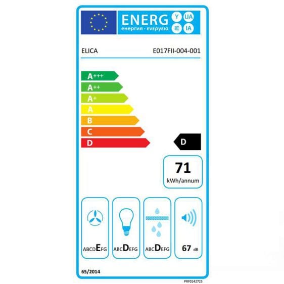 Built-in hood ELICA ERA C BL/A/52