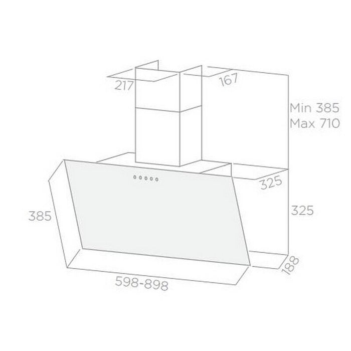 Built-in Elica SHIRE BL 90 absorber