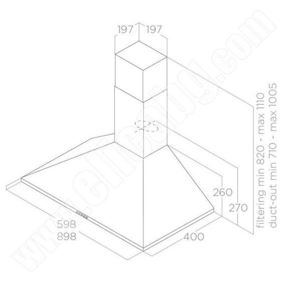 Absorber ELICA Elica Tamaya 2.0 S IX 60