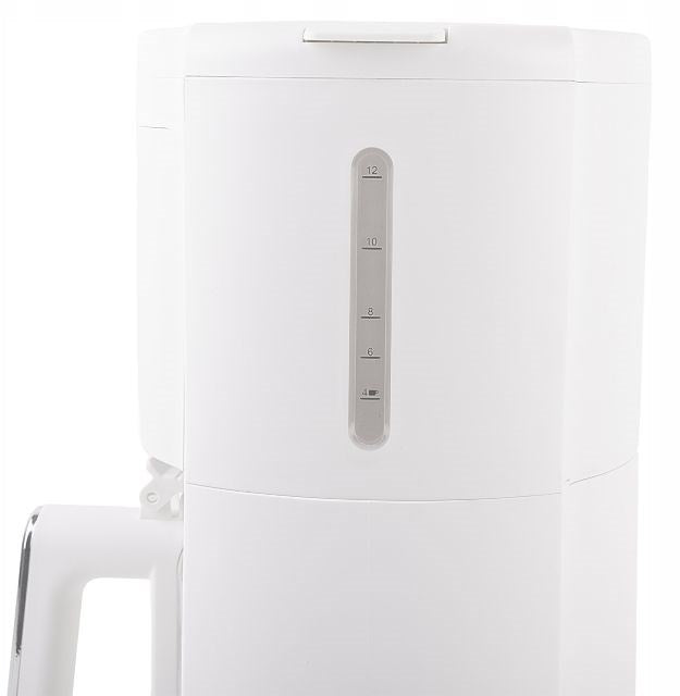 ELLE 1.8L white filter coffee maker