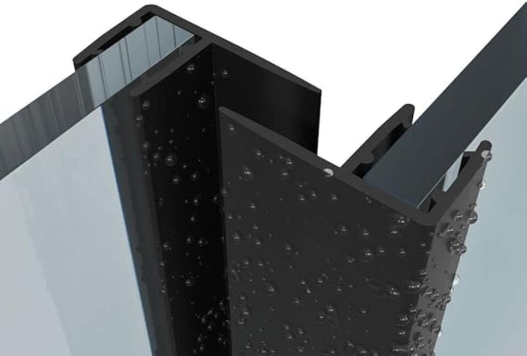 SILICONE MOLDING FOR SHOWER CABIN BLACK