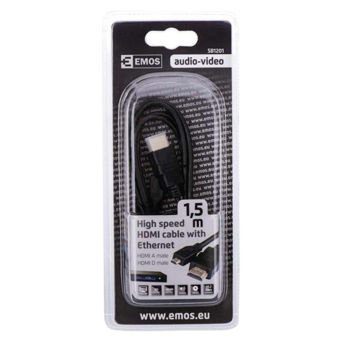 CABLE HDMI ETHERNET 2.0 SB1201 EMOS