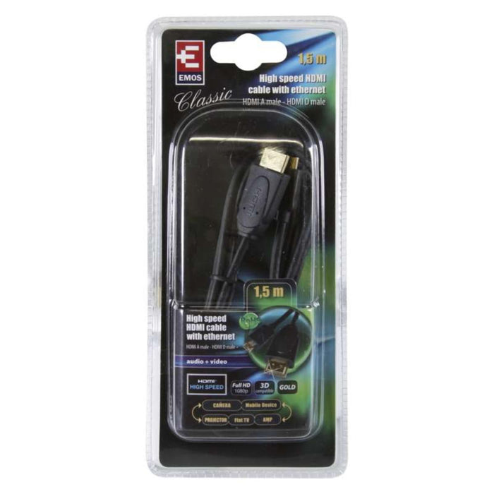 CABLE HDMI ETHERNET 2.0 SB1201 EMOS