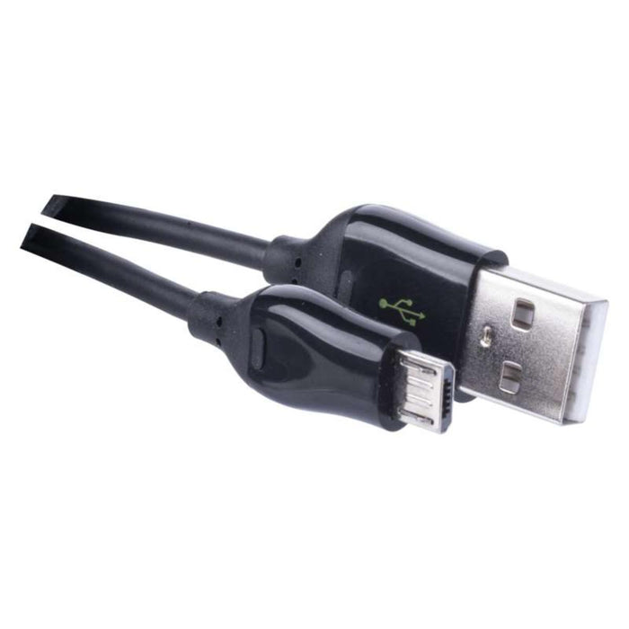 MICRO USB CABLE 2.0, 1M, BLACK SM7004B