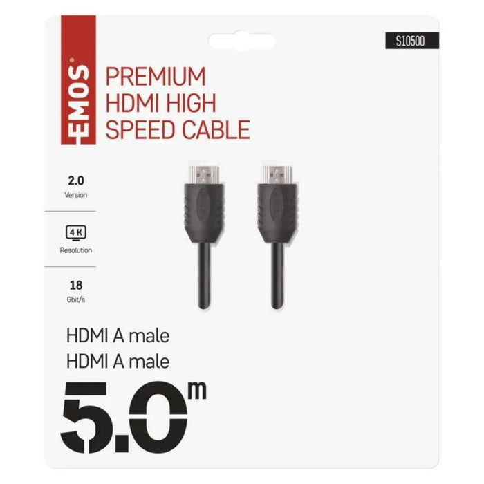 CABLE HDMI 2.0 HIGH SPEED 5M EMOS