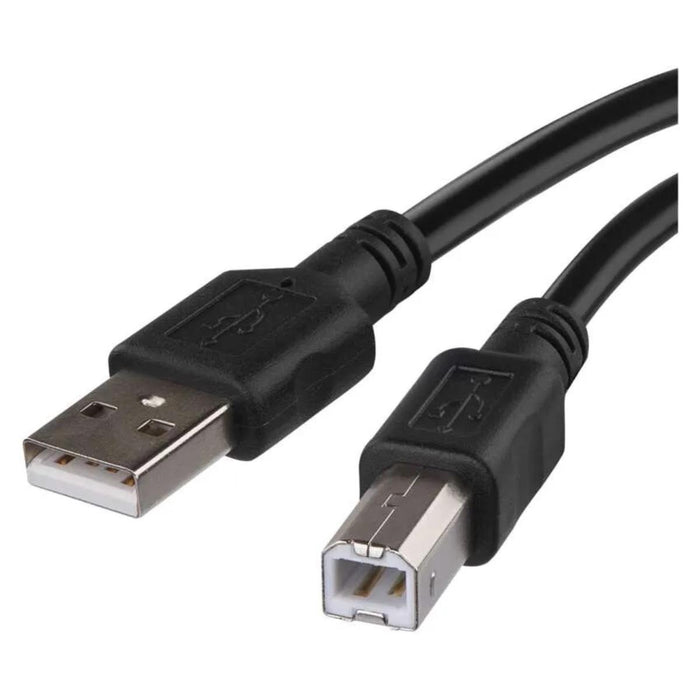USB CABLE 2.0 USB A-USB B 2M BLACK EMOS