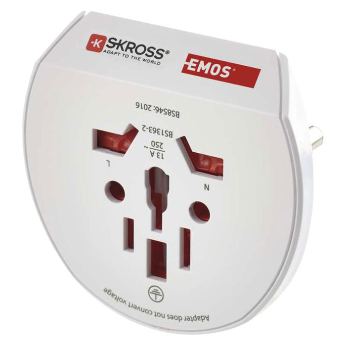 UNIVERSAL ADAPTER WHITE EMOS