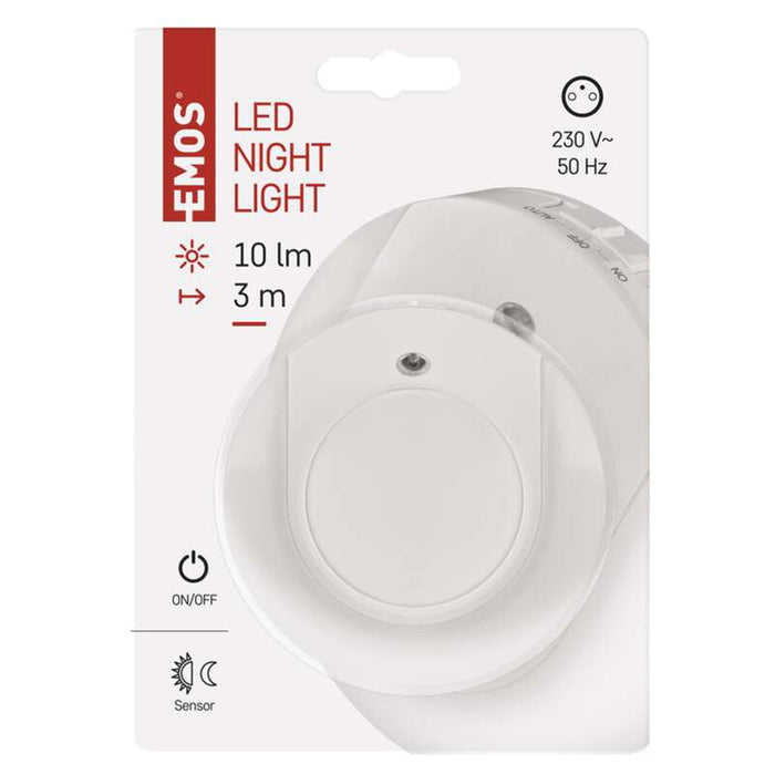 LED NIGHT LAMP WITH DAY AND NIGHT SENSOR 10LM EMOS