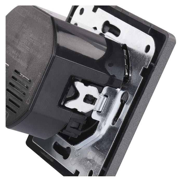 CONTACT WITH USB-A+C 3.0A ANTHRACITE EMOS