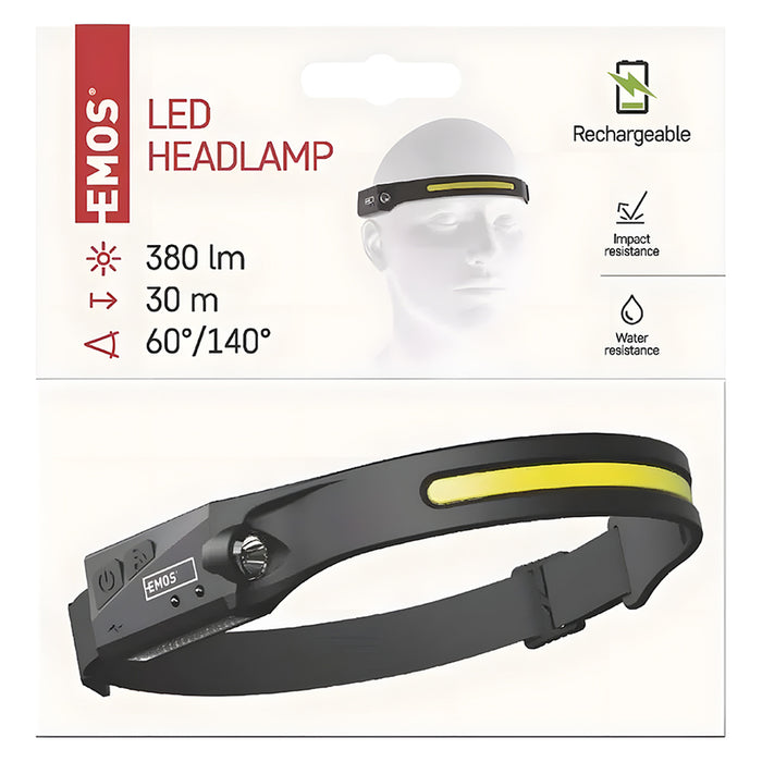 Flashlight EMOS COB+LED 4863