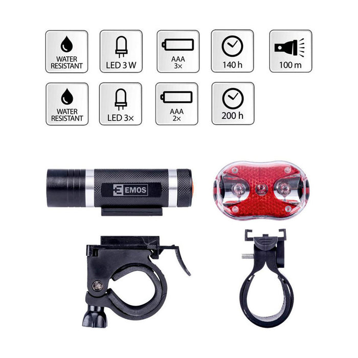 FRONT AND REAR LIGHT SET EMOS P3920