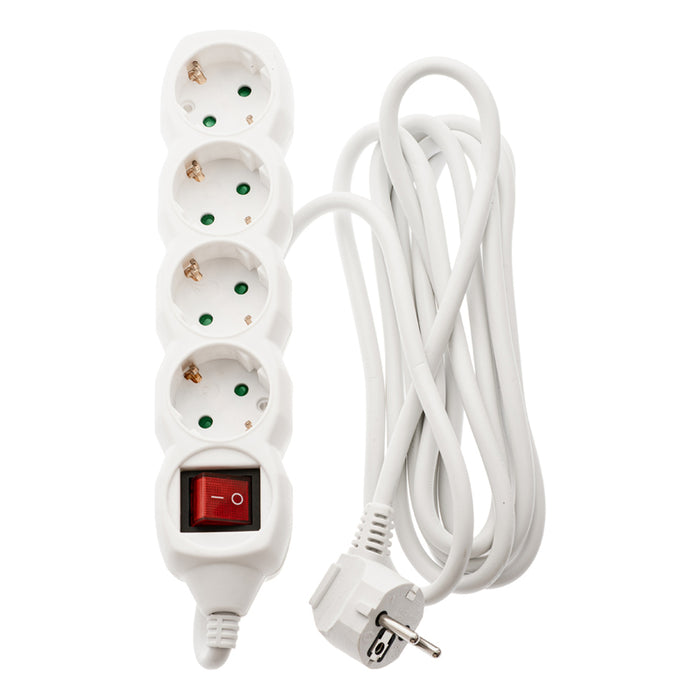 EMOS 16A 4 GN.3M/SWITCH 4242 WHITE