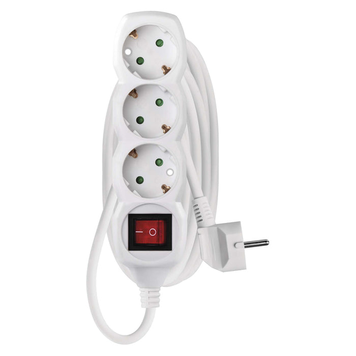 EMOS 3 SOCKET / 3 M. WITH KEY P1323R