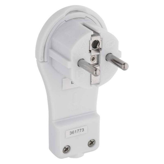 PLUG EMOS FLAT CORNER WHITE P0059