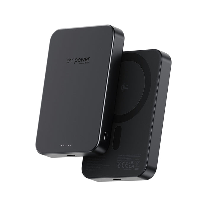 EXTERNAL BATTERY EMPOWER Wireless Charge 10 Ah Black
