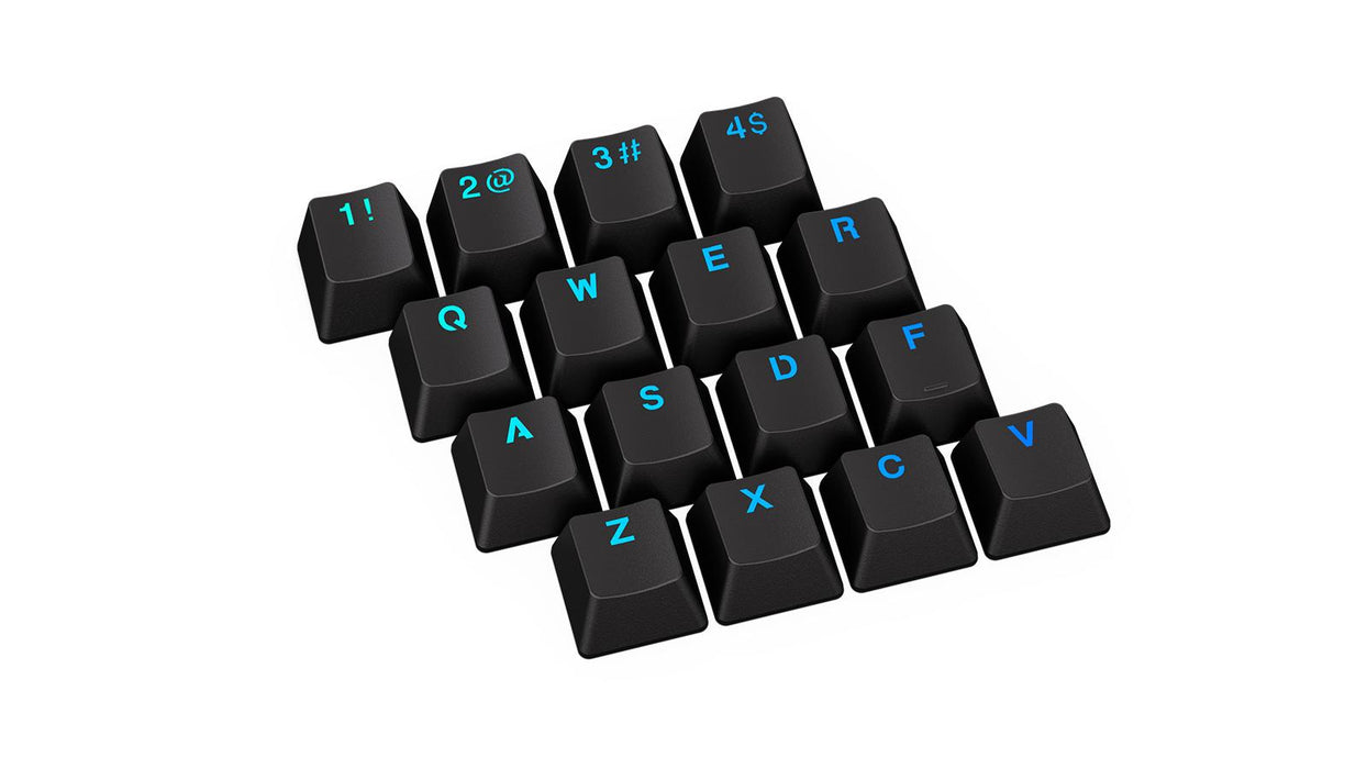 ENDORFY Mechanical Keyboard Caps - 124 pcs PBT - Black