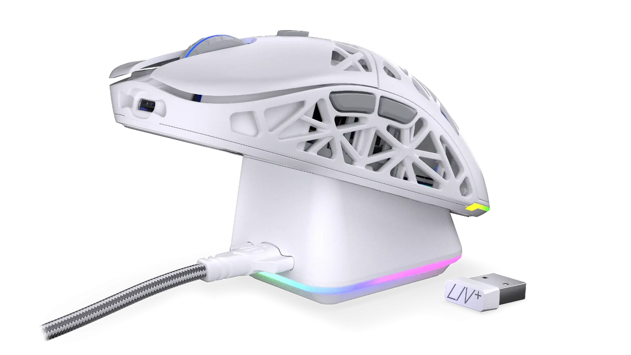 Gaming wireless mouse ENDORFY LIV Plus Onyx White