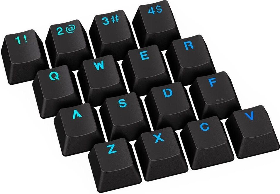 ENDORFY Mechanical Keyboard Caps - 124 pcs PBT - Black