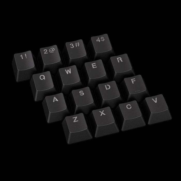 ENDORFY Mechanical Keyboard Caps - 124 pcs PBT - Black