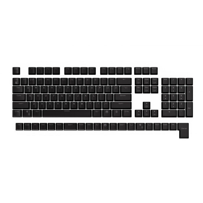 ENDORFY Mechanical Keyboard Caps - 124 pcs PBT - Black